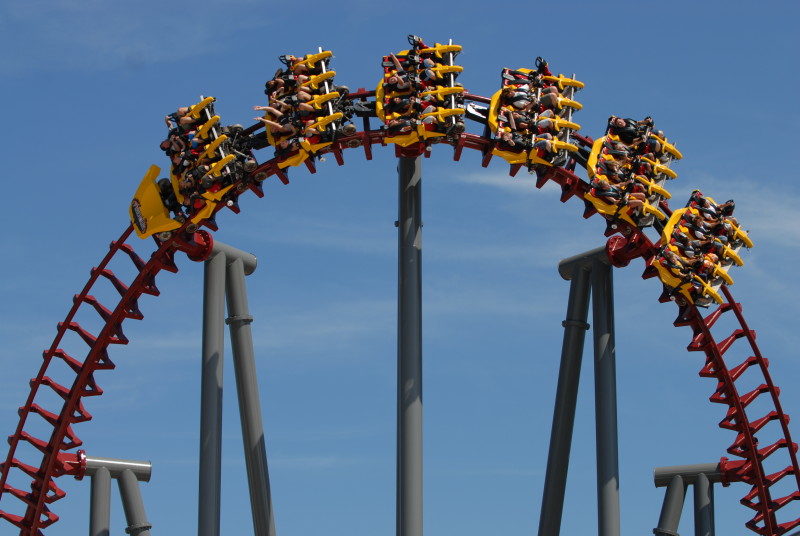 Firehawk Coaster at Kings Island Amusement Park - Warren County, Ohio